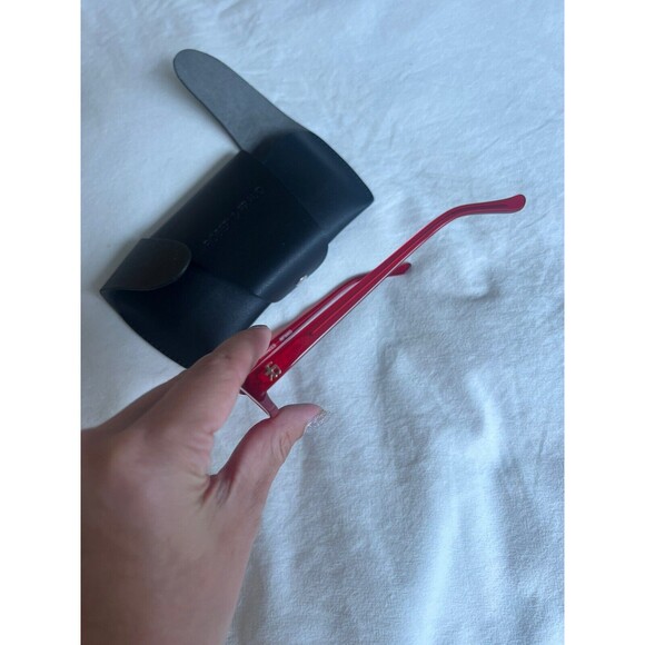 Roberi & Fraud Frances Sunglasses in Red - Picture 2 of 2